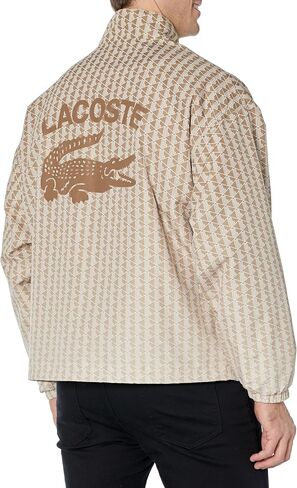 Lacoste Men's Printed Back Croc Jacket, Cobalt/CALATHEA-Rocket in Saudi Arabia