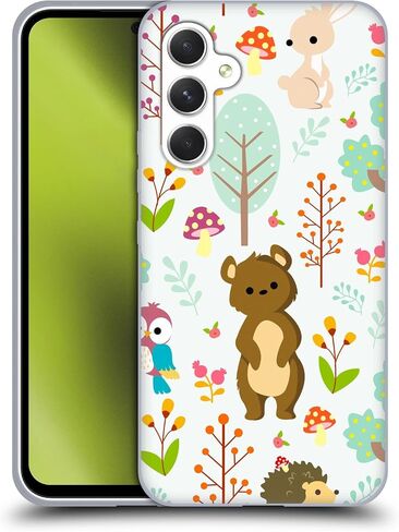 Head Case Designs Officially Licensed Haroulita Baby Deer Pattern Forest Gel Case [Military Grade Protection] Compatible with Samsung Galaxy A54 5G in Saudi Arabia