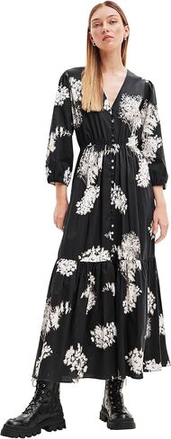 Desigual Women's Woman Woven Dress 3/4 Sleeve in Saudi Arabia