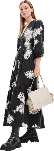 Desigual Women's Woman Woven Dress 3/4 Sleeve in Saudi Arabia