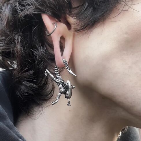 PUNKYOUTH 1 Pair Ear Hanger Weights For Stretched Ears 6g 4mm Dangle Gauges Expander Plug Tunnles Piercing Earrings in Saudi Arabia