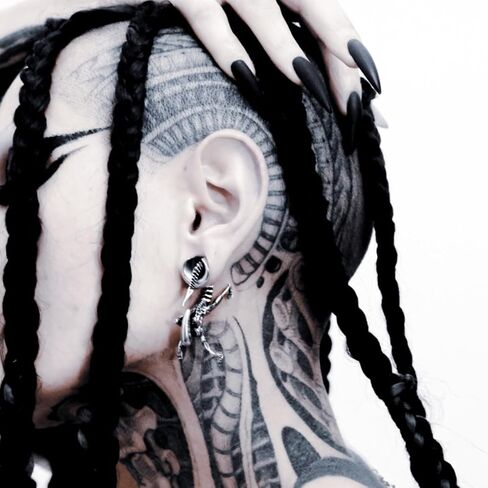 PUNKYOUTH 1 Pair Ear Hanger Weights For Stretched Ears 6g 4mm Dangle Gauges Expander Plug Tunnles Piercing Earrings in Saudi Arabia