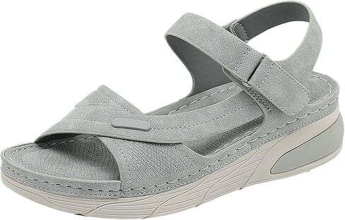 Women's Summer Platform Sandals Comfortable Toe Casual Walking Shoes with Thick Sole for Outdoor Beach Vacation in Saudi Arabia