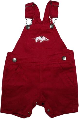 Creative Knitwear University of Arkansas Razorbacks Short Leg Overalls in Kuwait