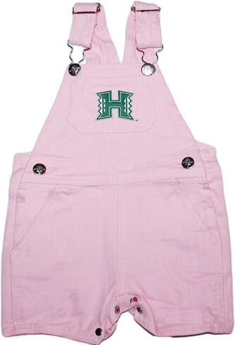 Creative Knitwear Baylor University Baby and Toddler Short Leg Overalls in Kuwait