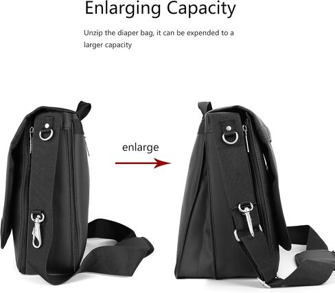 Vangoddy's Usisex Diaper Messenger Crossbody Bag (Red) in Saudi Arabia