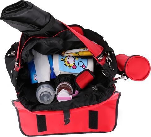 Vangoddy's Usisex Diaper Messenger Crossbody Bag (Red) in Saudi Arabia
