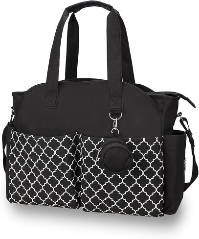 Waterproof Nappy Changing Bag Satchel Messenger Baby Bag Travel Large Diaper Tote Bag for Mom and Dad in Saudi Arabia