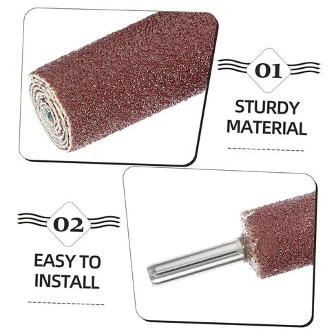 Luxshiny 1 مجموعة رمل الأداة الدوارة أسطوانات رمل الحصيرة مع ساق لتلميع الأعمال الخشبية والتشطيب السطحي للحفر in Kuwait