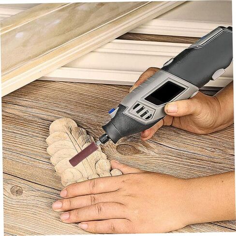 Luxshiny 1 مجموعة رمل الأداة الدوارة أسطوانات رمل الحصيرة مع ساق لتلميع الأعمال الخشبية والتشطيب السطحي للحفر in Kuwait