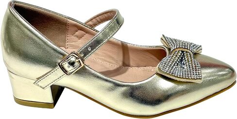 Girls Mary Jane Shoes Cute Dress Princess Flats with Bow for Toddler Little Big Kids TR324 in Saudi Arabia