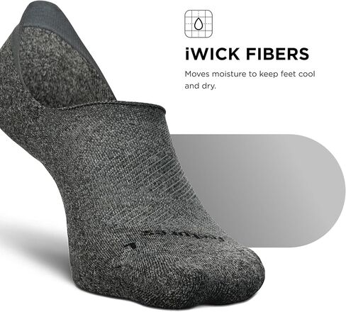 Feetures Elite Light Cushion Invisible Socks - Anti-Slip Sport Sock Liner with Targeted Compression in Saudi Arabia