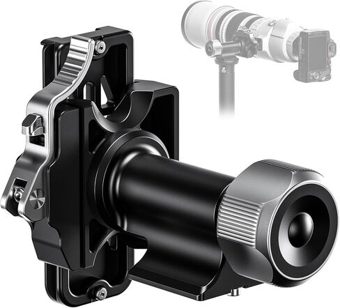 Leofoto Gimbal Tripod Head, Aluminum Alloy Monopod Head Panoramic Tilt Quick Release Quick Release Buckle Conversion Head Accessories for DSLR/Camcorders, 3/8" Thread, Max Load 10KG/22.05lb (MPG-01) in Saudi Arabia