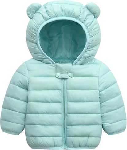 sfdgfhyf Baby Boys Girls Winter Coat Lightweight Packable Hooded Puffer Jacket Toddler Quilted Little Girls in Saudi Arabia