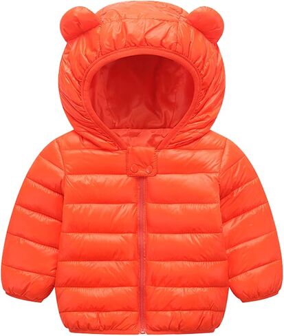 sfdgfhyf Baby Boys Girls Winter Coat Lightweight Packable Hooded Puffer Jacket Toddler Quilted Little Girls in Saudi Arabia