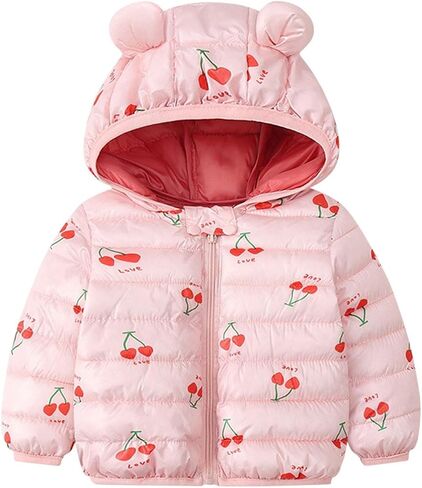 sfdgfhyf Baby Puffer Jacket Toddler Boy Girl Winter Coat Lightweight Water-𝐑esistant Packable Hooded Puffer in Saudi Arabia
