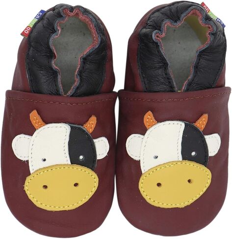 Carozoo Mary Jane Baby Girl Soft Sole Leather Shoes Slippers in Saudi Arabia