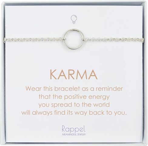 Rappel Sterling Silver Anchor Bracelet For Women, Inspirational Bracelets for Women, Motivational Gifts She Will Never Forget in Kuwait