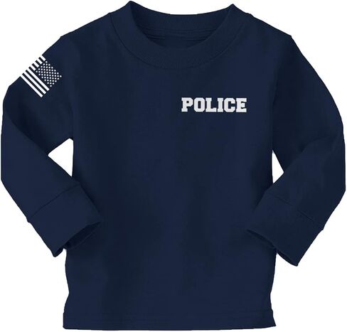 Haase Unlimited Police - Uniform Dress Up Infant/Toddler Cotton Jersey T-Shirt in Saudi Arabia