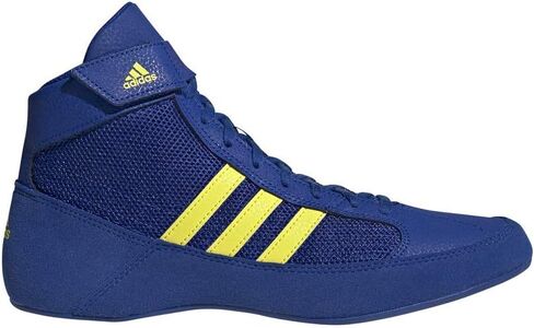 adidas Men's HVC Wrestling Shoe, Royal Blue/Yellow/Black, 8.5 in Kuwait