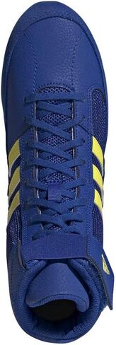 adidas Men's HVC Wrestling Shoe, Royal Blue/Yellow/Black, 8.5 in Kuwait