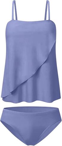 Women Plus Size Tankini Swimsuits Loose Fit Swim Tank Top with Bikini Bottom Bathing Suit Sexy 2025 Modest Swimwear in Saudi Arabia