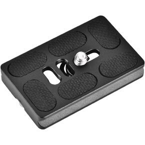 Quick Release Plate with High Strength CNC Machined Alloy Material for SLR Camera Monopod Ball Head, Compatible with Arca (PU40)