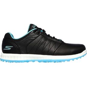 Skechers Golf Ladies Go Golf Pivot Spikeless Shoes Black/Fringquoise Size 6 Medium