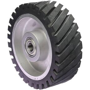 150 * 50mm Diagonal Rubber Contact Belt Grinder Abrasive(6202 Installed 15)
