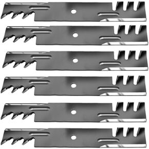 (6) 12733 Rotary Blades Compatible With Hustler 797704, 797712
