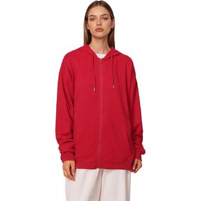 Lightweight Zipper Hoodies for Women Plus Size Long Sleeve Casual Coat with Drawstring Jackets Zip Up Sweatshirt
