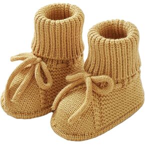 Baby Booties Newborn Sock Shoes Hand Knitting Crochet Infant Boy Girl Cozy Shoes Indoor Walking Shoes Breathable