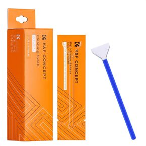 K&F Concept 5 Pack Full-Frame Sensors Cleaning Swabs, DSLR SLR Digital Camera Dry CCD CMOS Clean Swabs Compatible with Nikon Sony Canon DSLR Camera Sensor, 24mm x 20mm