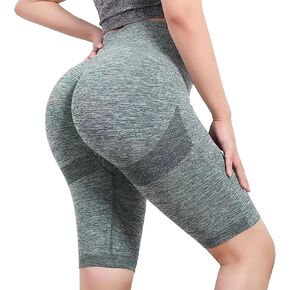 Intensify Workout Shorts for Women Women's Hip Lifting High Waisted Tummy Tightening Leggings Breathable Yoga Shorts