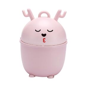 Healifty Multi Function Desktop Trash Can Cute Cartoon Waste Bin for Home Office Material Compact Design for Tidy Spaces Rubbish Container