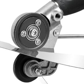 Metal Shears Drill Attachment, Electric Plate Cutter, 20-30GA, DIY & Professional Use