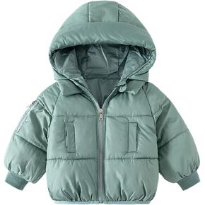 sfdgfhyf Toddler Winter Coat Lightweight Puffer Jacket Baby Boys Girls Hooded Down Jacket Packable Bubble Girls