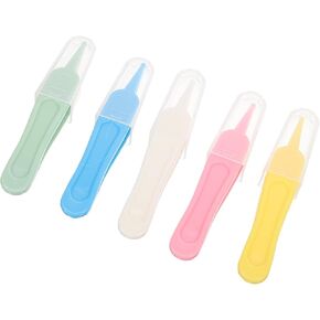 5Pcs Nose Cleaning Tweezers Precision Round Clip Daily Care Tool for Safe and Nose