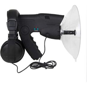 Parabolic Microphone Monocular, 8 X 20mm Monocular Birds Listening Telescope, for Long Range Listening Device Up Monocular Sound