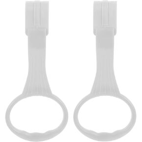 Totority Baby Playpen Pull up Ring 1 Pair Pull up Rings Baby Walking Exercises Assistant Rings Baby Bed Stand Up Ring Baby Cot Hanging Rings for Infant Baby Toddlers