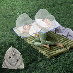 Portable Mosquito Net Tent for Bed & Camping- Instant Setup Portable Mosquito Net Tent, pop-up Foldable Hammock Mosquito net with Carry Bag for Indoor Outdoor Travel & Hammock, 2 pcs