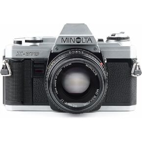Minolta X-370 Film Camera With A Standard 50mm f/1.7 Lens