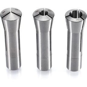 Precision R8 Collet Set, 13pcs, 1/8" to 7/8" Carbon Steel, Mill Collet Set, 0.0006" TIR, 7/16"-20 Thread, for Milling & Mill Chuck Holder