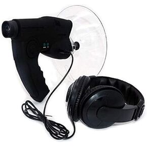 Parabolic Microphone Monocular, Sound Amplifier Ear Bionic and Birds Observing Telescope, Bionic Ear Long Range Birds Listening Telescope 200M