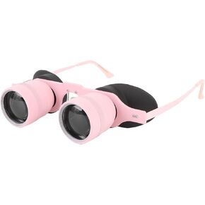 10X HD Magnification Fishing Eyeglasses with FMC Coating, Non Slip Temple and Neck Strap for Concerts, Events,Opera Glasses with Polarized Lens
