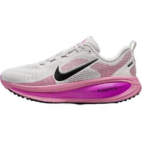 Nike Vomero 18 Women's Road Running Shoes (HM6804-105, Summit White/Elemental Pink/Red Plum/Black)