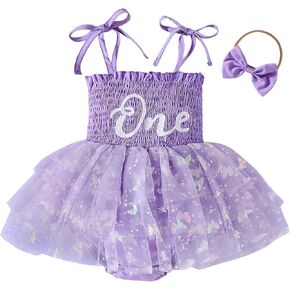 ChuYuKu Toddler Baby Girl Tutu Dresses 1st Birthday Tulle Dress Summer Princess Photo Shoot Cake Smash Outfits Gifts