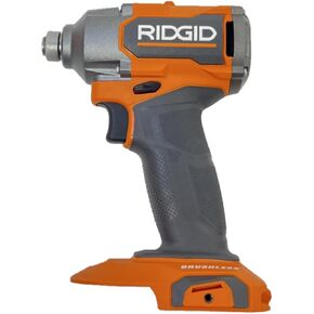 RIDGID 18V Brushless Cordless 1/4 in. Impact Driver R862301 (Tool Only, Bulk Packaged), Orange
