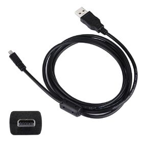 Camera Charger Cable Cord for Casio Exilim EX-H60 EX-ZS220 EX-N50 QV-R200, 8-Pin Data Transfer Cable Replacement for Casio EMC-5U 5FT