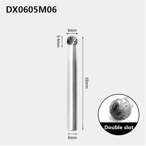 1PCS Carbide Rotary File Tungsten Steel Grinding Head Milling Cutter Ball Type D Type Tool in Saudi Arabia